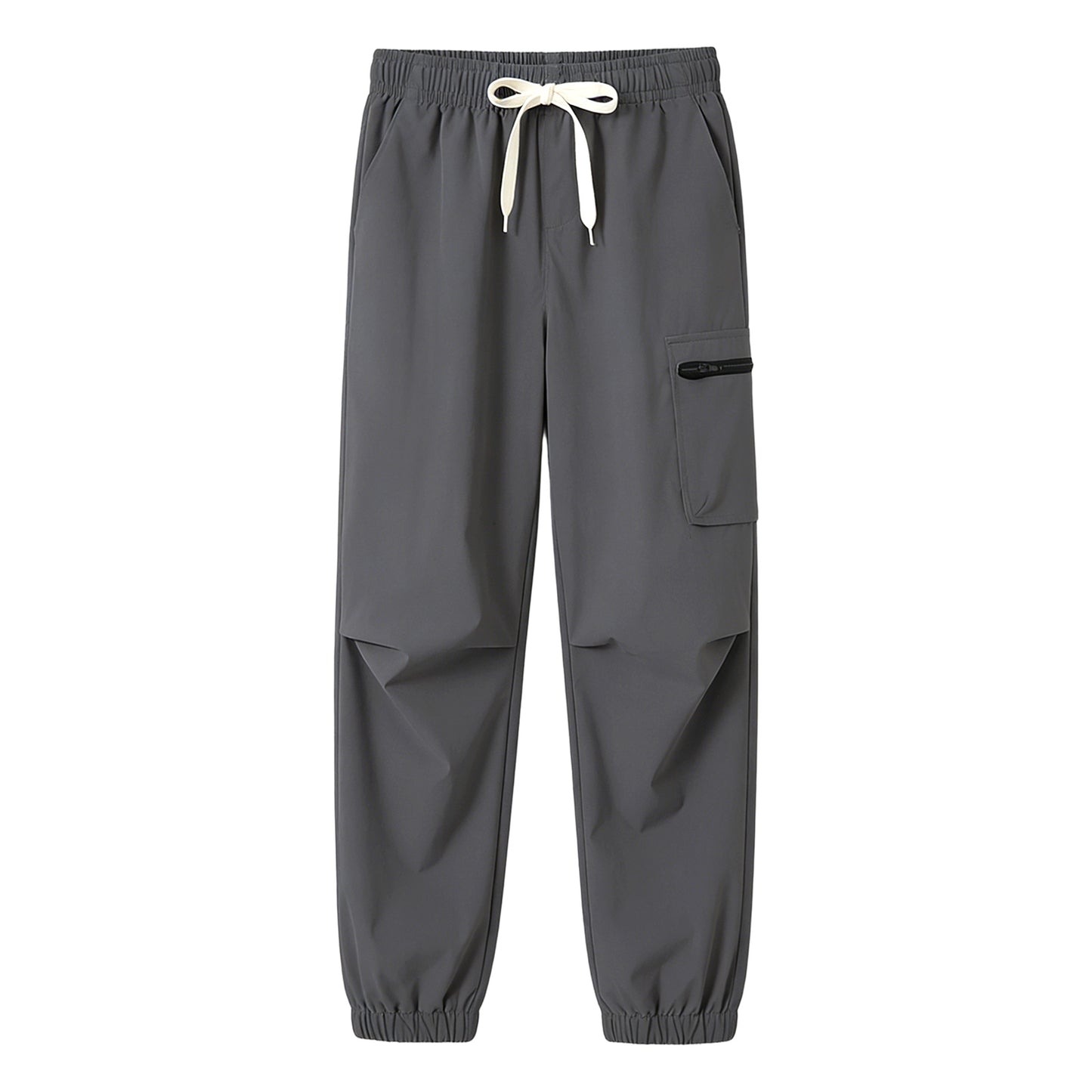 HILEELANG Kids Quick-Dry Cargo Pants Lightweight 4-Way Stretch Outdoor Joggers for Boys & Girls