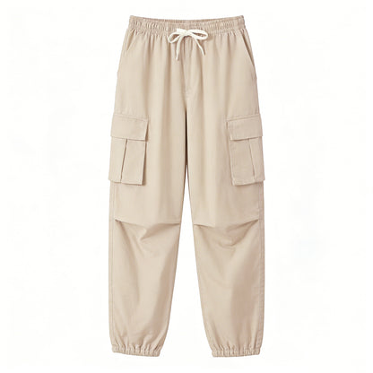 HILEELANG Kids Quick-Dry Cargo Pants Lightweight 4-Way Stretch Outdoor Joggers for Boys & Girls