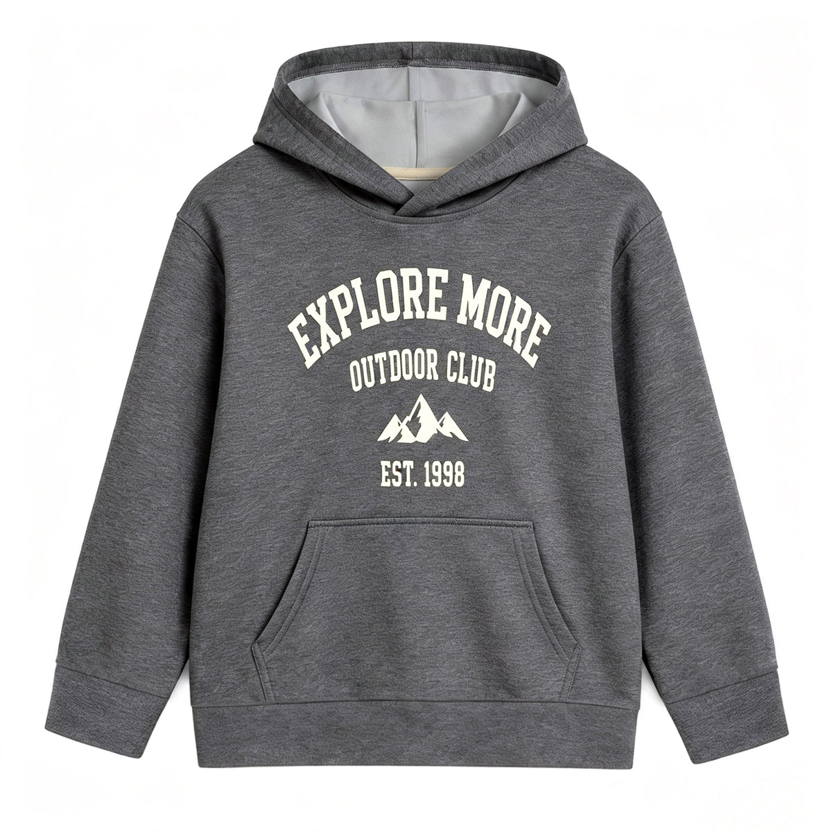 HILEELANG Big Kids Mountain Graphic Pullover Hoodie, Boys Girls