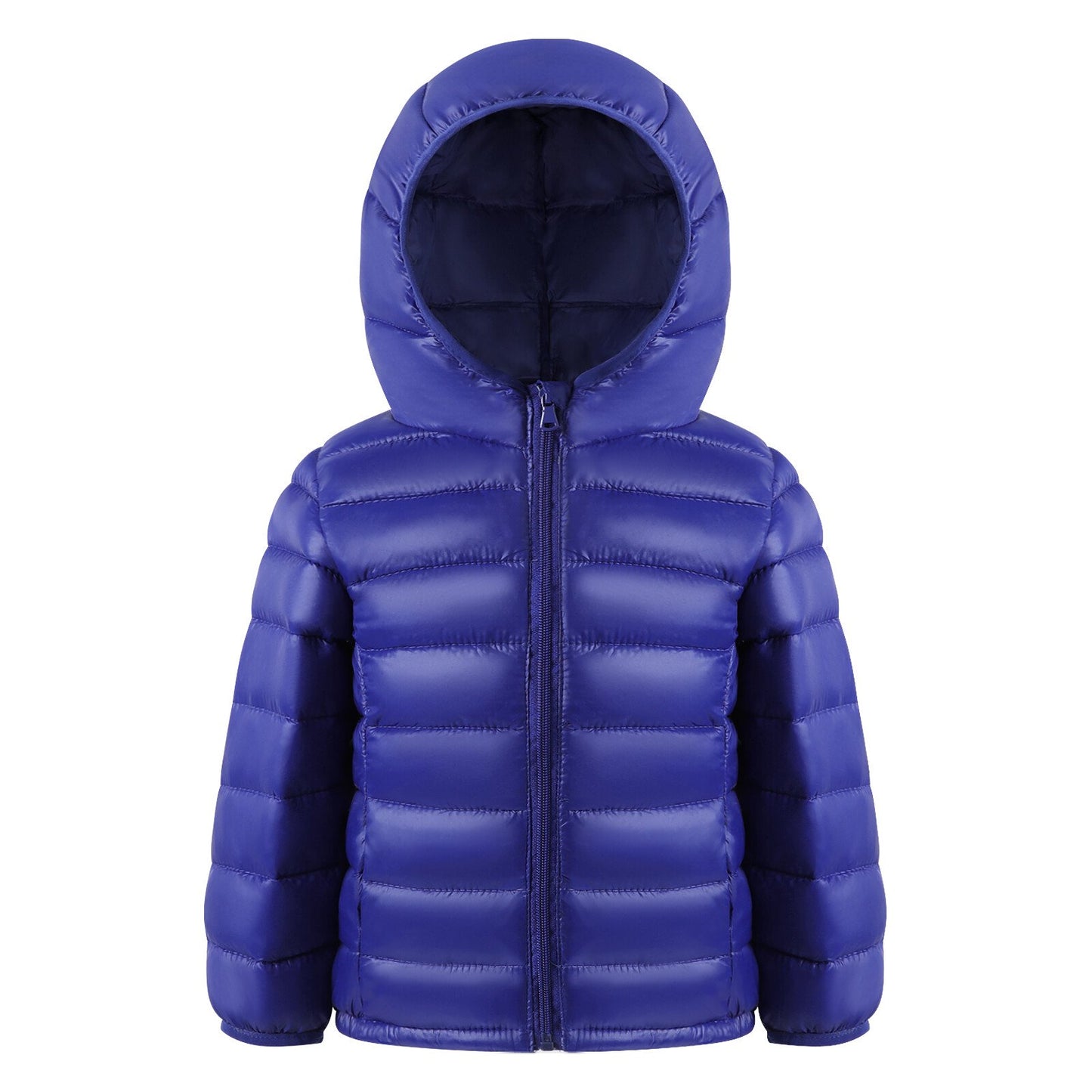 HILEELANG Toddle Boy（3-10Y) Winter Hooded Puffer Jackets Coats Light Weight Outerwear Navy Blue