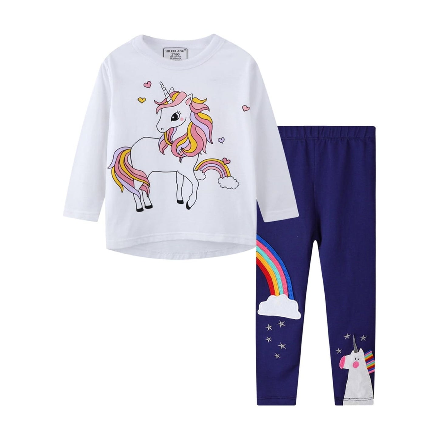 Toddler Girl Pants Set Pink Dot Long Sleeve Pocket Sweatshirts Cotton Casual Blue Leggings Outfits Winter Clothing