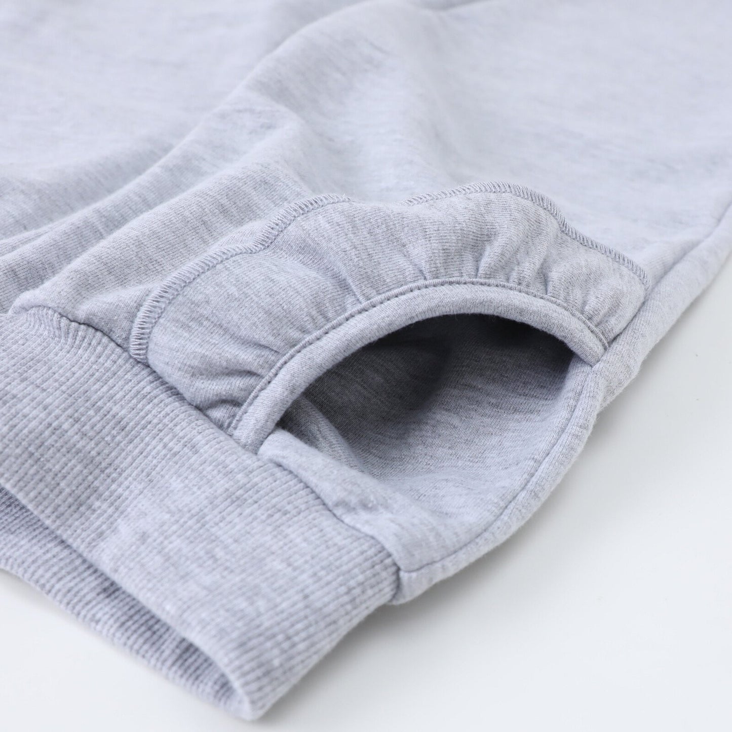 HILEELANG Baby Girls' Jogger Pants 3-Pack Pull on Cotton French Terry Solid Grey Navy pink Ruffle Pocket SweatPants12M