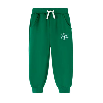 HILEELANG Toddler Boys Christmas Snowman Embroidery Sweatshirt and Pants Set, 2 Piece Long Sleeve Outfit for Kids, Cotton Fall Winter Clothes