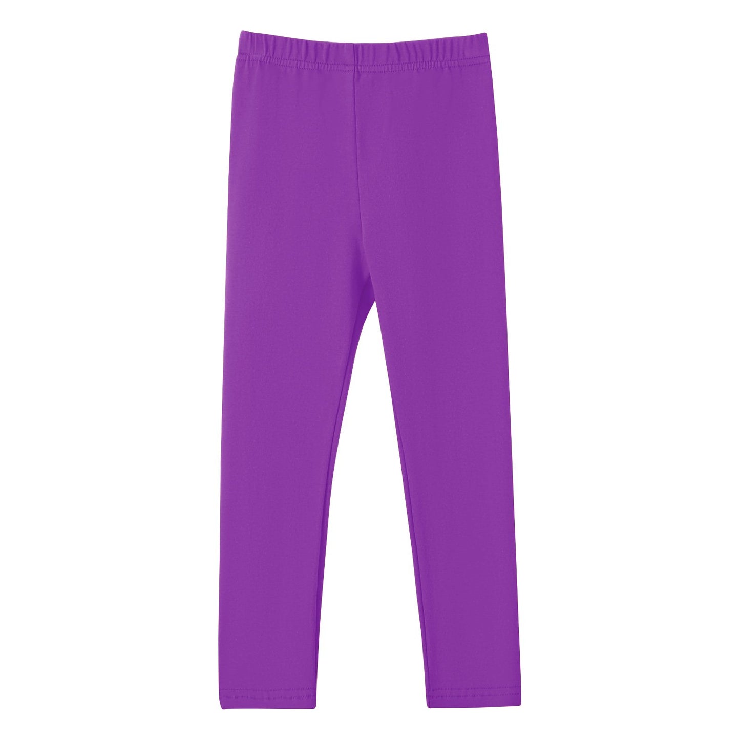 HILEELANG Toddler Kids' Fall & Winter Leggings Ages 1 - 14Y 95% Cotton + 5% Spandex Soft & Skin - Friendly Stretchy & Non - Binding Colors Purple Black Orange