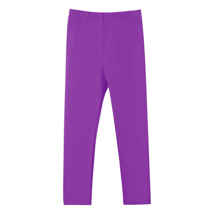 HILEELANG Toddler Kids' Fall & Winter Leggings Ages 1 - 14Y 95% Cotton + 5% Spandex Soft & Skin - Friendly Stretchy & Non - Binding Colors Purple Black Orange