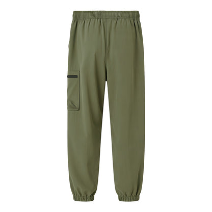 HILEELANG Kids Quick-Dry Cargo Pants Lightweight 4-Way Stretch Outdoor Joggers for Boys & Girls