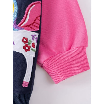 HILEELANG Toddler Girl Fall Outfits Clothing Pants Set（Age:2-7Y) Offwhite Fairy Sweatshirt Cotton Strench Leggings Playwear Sets