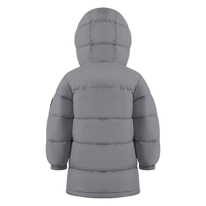 HILEELANG Toddler Boy Winter Puffer Jackets Coats Grey Hooded Light Weight Warm Padded Outerwear