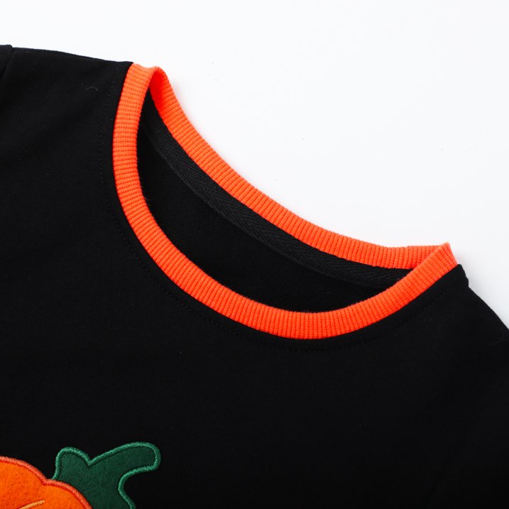 HILEELANG Toddler Boys Girls（12M-7T) BlackPumpkin Sweatshirt – Halloween & Thanksgiving Pullover Tops for Boys Girls, Cute Autumn Outfit
