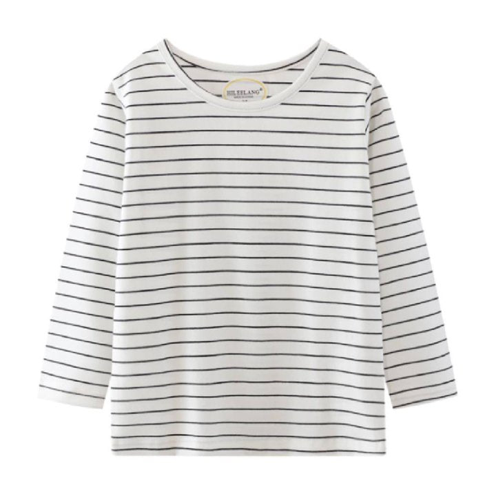 Toddler Boy Girls' Long Sleeve Tee Shirt Christmas Cotton Casual Crewneck Stripe Graphic Tops T-Shirts Black Yellow 3 Packs
