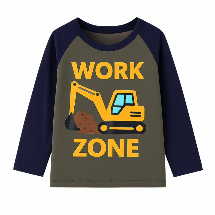 HILEELANG Toddler(2-7Y) Boys Shirt Christmas 3-Pack Elk Dinosaurs Graphic Long-Sleeve Tees Winter Cotton Casual Crewneck T-Shirts