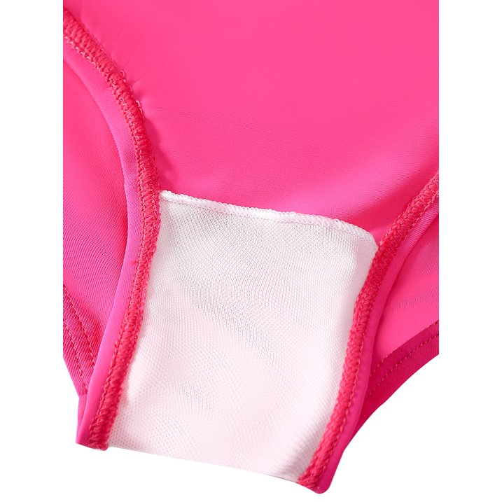 HILEELANG 3-9T Toddler/Little Girls Navy Pink Floral Rashguard Swimsuit