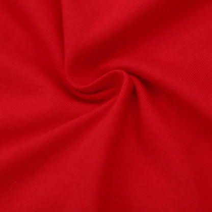HILEELANG Toddler Girl Christmas Dress Long Sleeve Cotton Casaul Red Christmas Tree Applique Playwear Jersey Party Dresses