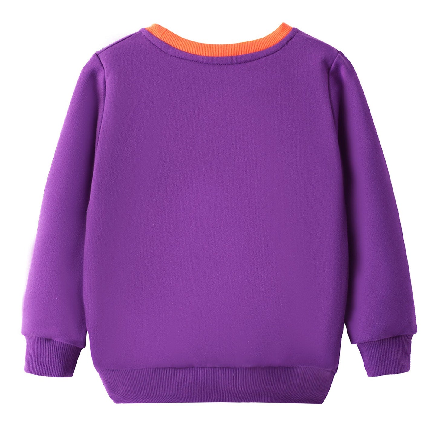 HILEELANG Toddler Boys Girls（12M-7T) PurplePumpkin Sweatshirt – Halloween & Thanksgiving Pullover Tops for Boys Girls, Cute Autumn Outfit