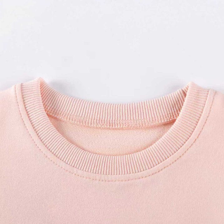 HILEELANG Toddler Girl Sweatshirt and Leggings Set（Age:2-7Y) – Lotus leaf Long Sleeve Pink Best Friend Pullover and Navy Pants, Fall Winter for Kids