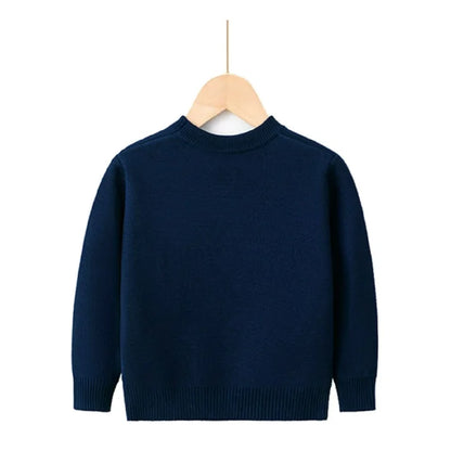 HILEELANG Toddler Boy Girl Christmas Sweater Knite Pullover Xmas Blue Snowman Sweatshirts Tops