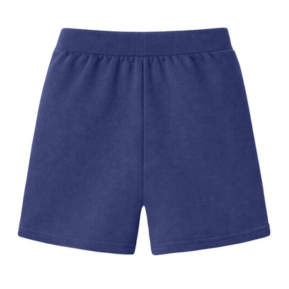 HILEELANG Toddler Boys' Cotton Shorts 3-Pack with Pockets, khaki/Grey/Navy