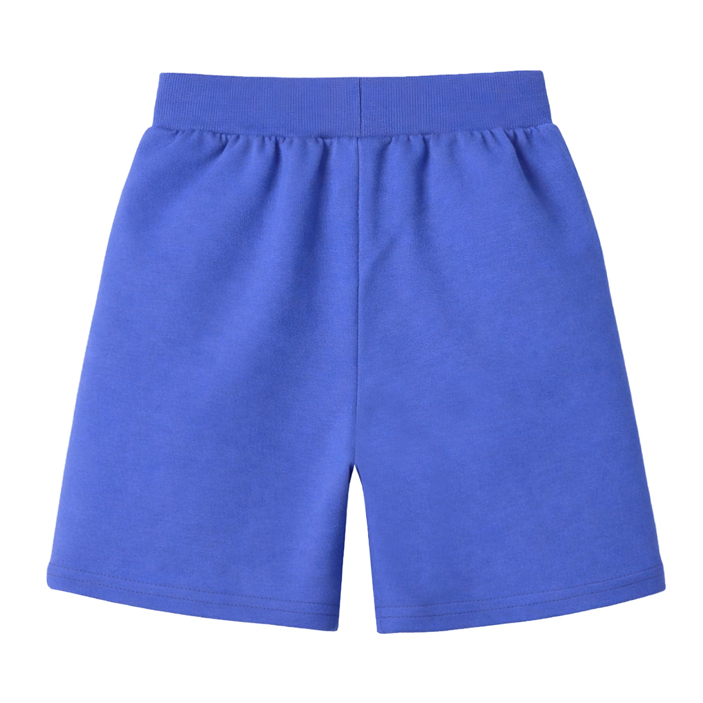 HILEELANG Toddler Boys' Cotton Shorts 3-Pack with Pockets, Grey/Green/Blue