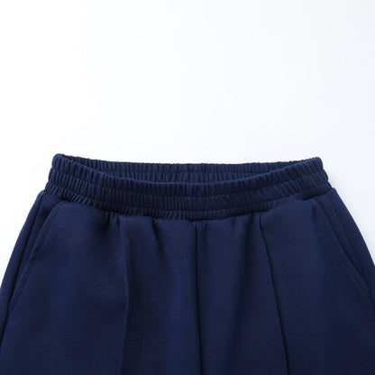 HILEELANG Girls Flare Pants Stretch Sweatpants Pull On with Pockets Navy