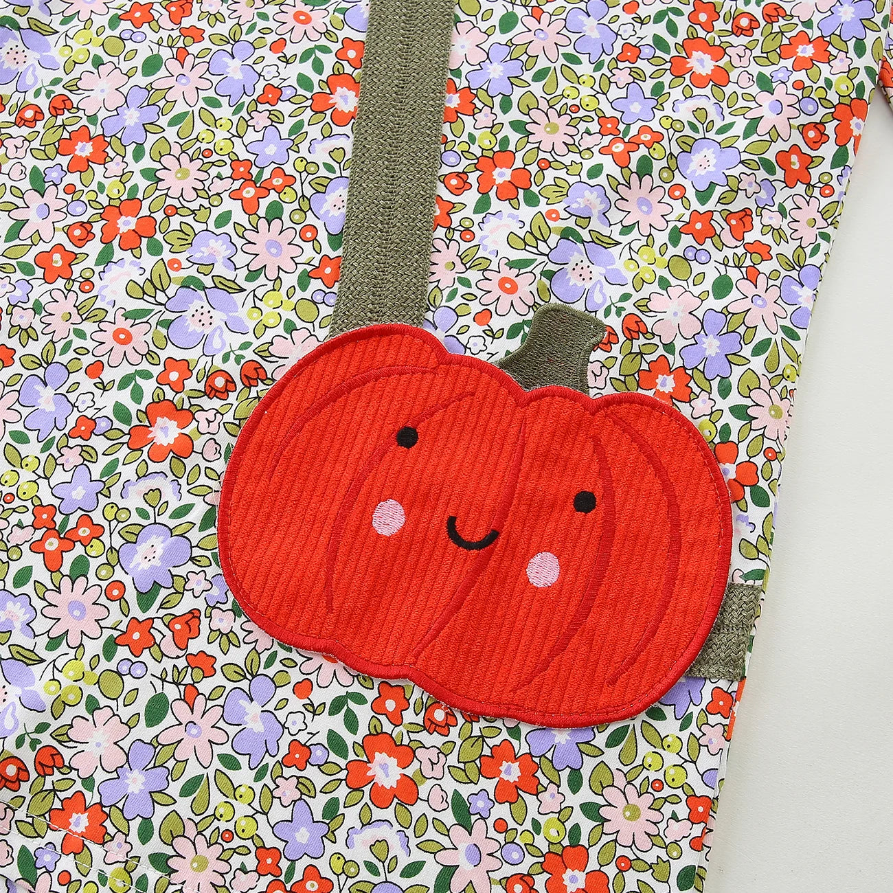 HILEELANG 100% Cotton Girls Long Sleeve Dress with NavyUnicorn ,NavyStripeDog,StripeStrawberry and FloralPumpkin – Ages