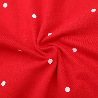 HILEELANG Toddler Girl Christmas Dress Long Sleeve Fall Winter Cotton Casual BasicTunic Shirt Dresses