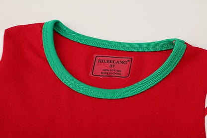 HILEELANG Toddler Girl Christmas Dress Long Sleeve Fall Winter Cotton Casual BasicTunic Shirt Dresses
