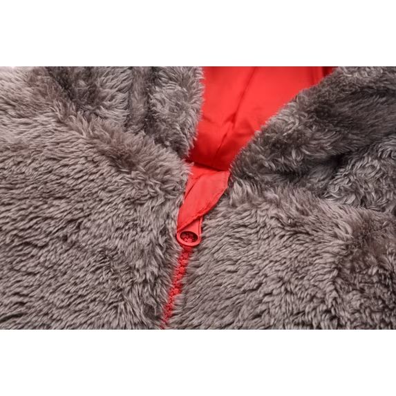 HILEELANG Toddler Boys and Girls Winter Puffer Jacket, Plush Fleece Lined Bear Ear Hooded Coat, Warm Full-Zip Outerwear, Black,Sizes 2-7 Years